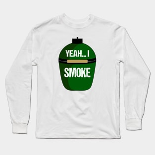 "I Smoke" BBQ Long Sleeve T-Shirt